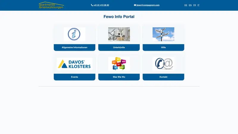 Fewo Info — Informationsportal Davos